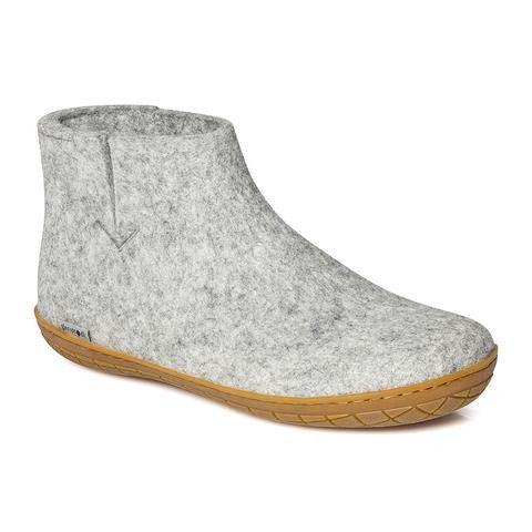 glerups wool booties are a hut trip 