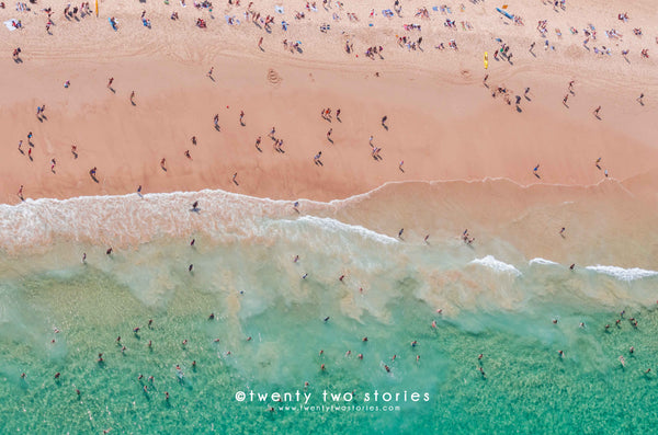 Bondi Beach Aerial Helicopter Photography