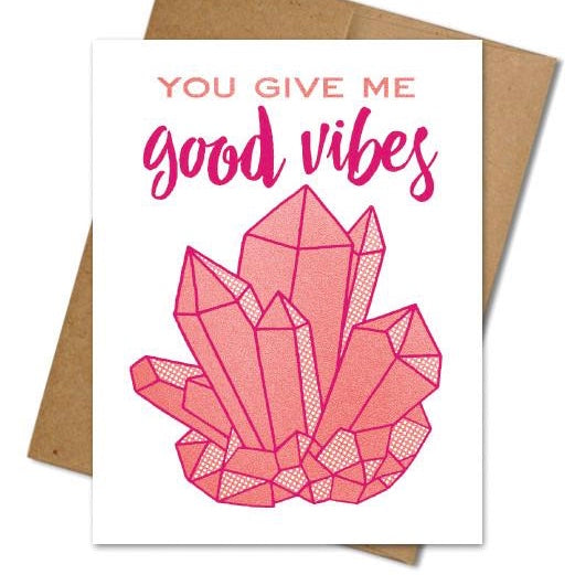 Good Vibes Card - The Grinning Goat