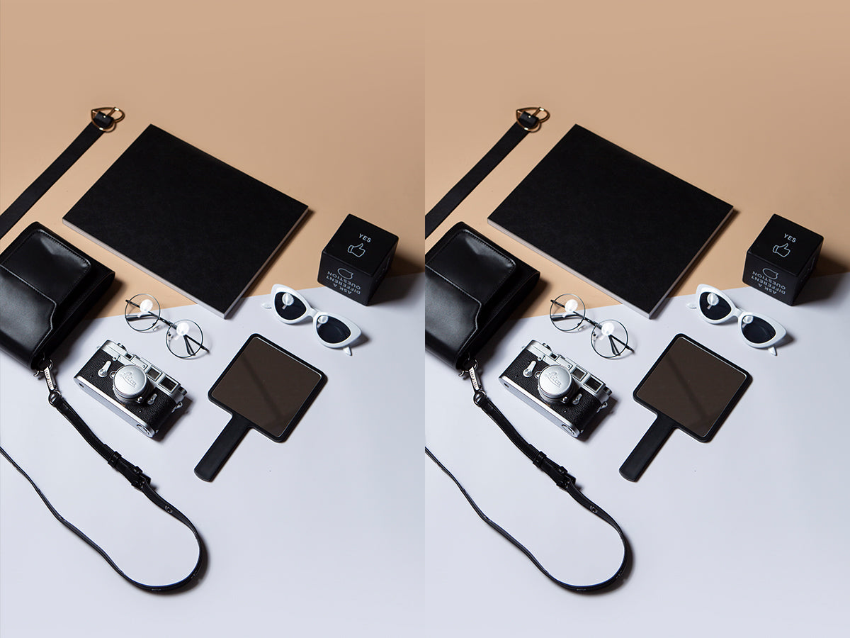 what to photograph in a flat lay
