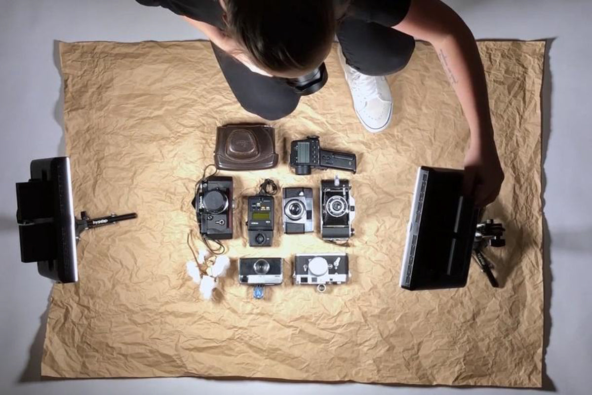 lighting for flat lay photographs
