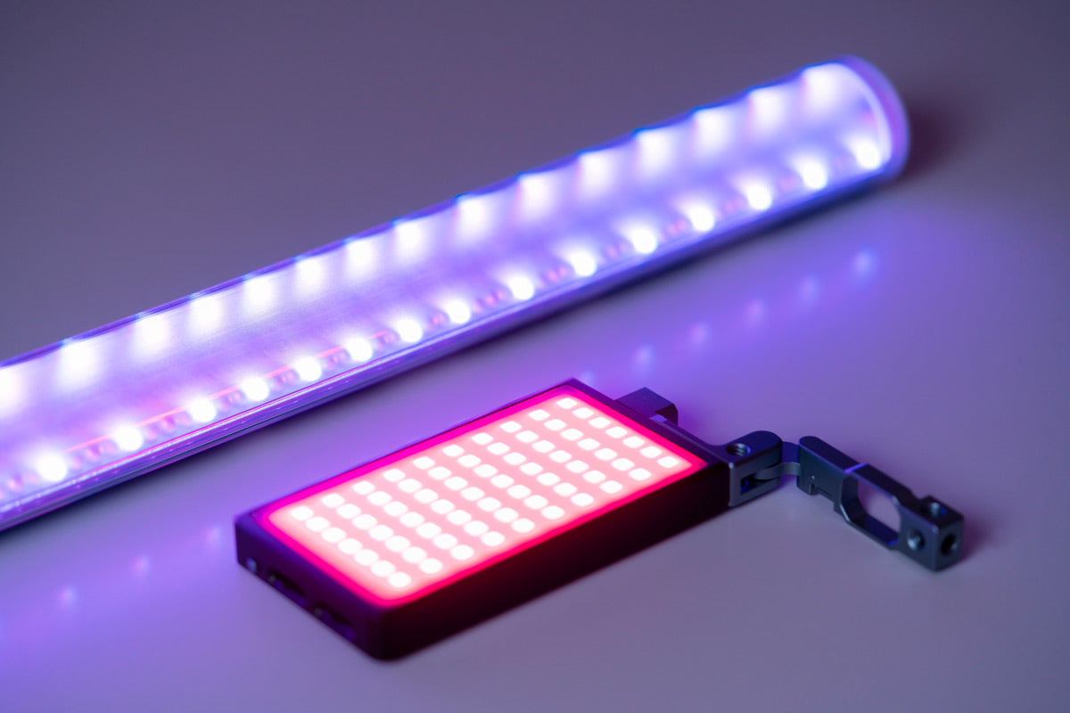 rgb light stick and rgb compact led panel