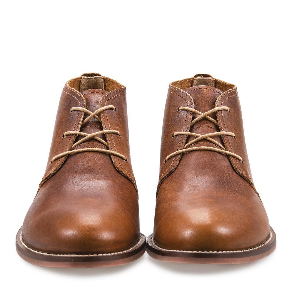 Monarch Brass Leather Dress Chukka Boot 