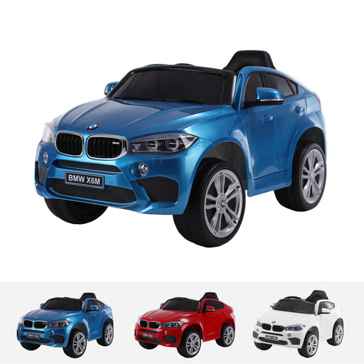 bmw x6m mini one seater jj2199 blue Painted Blue bmw x6m ride on car electric for kids 12v battery powered led lights music 1
