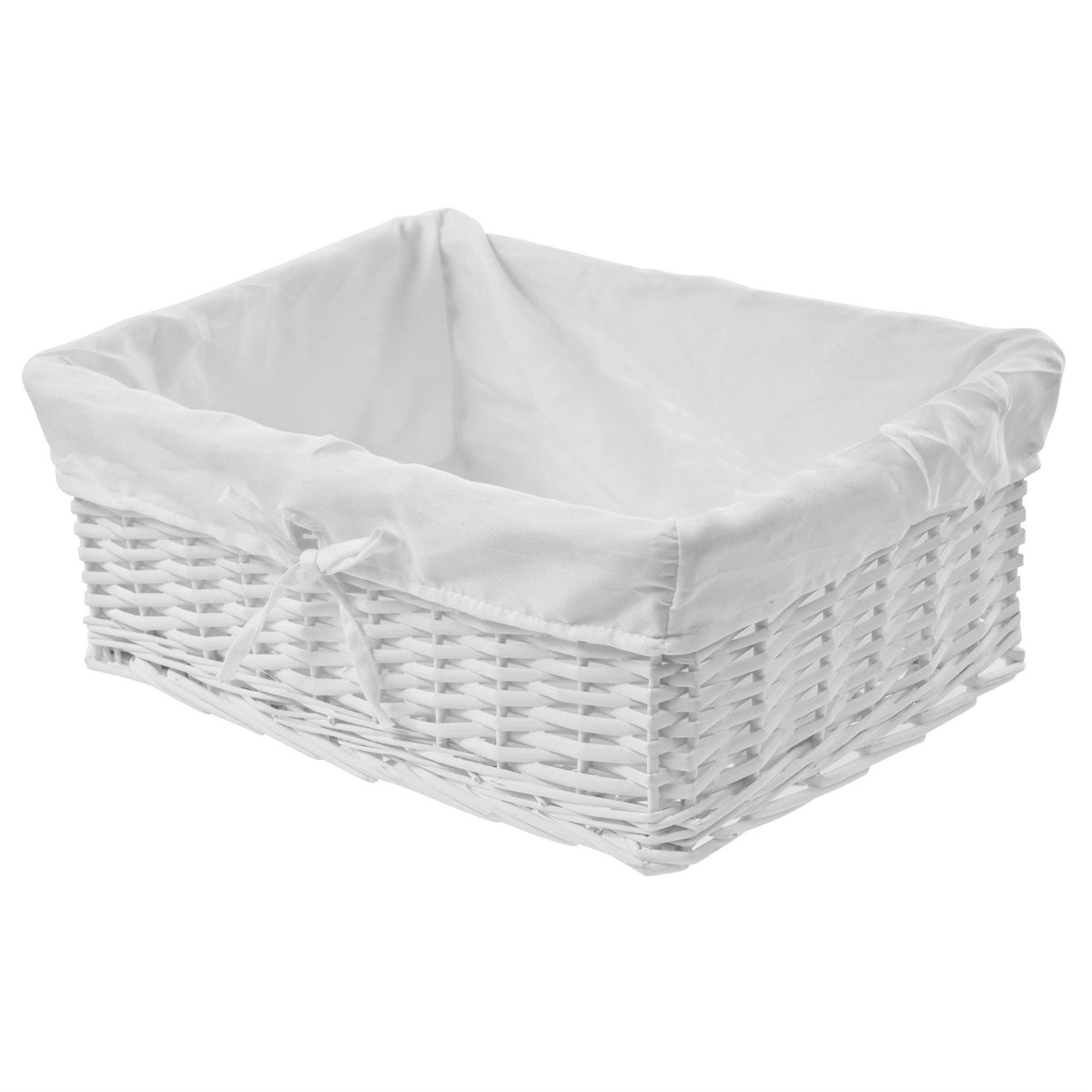 white storage basket