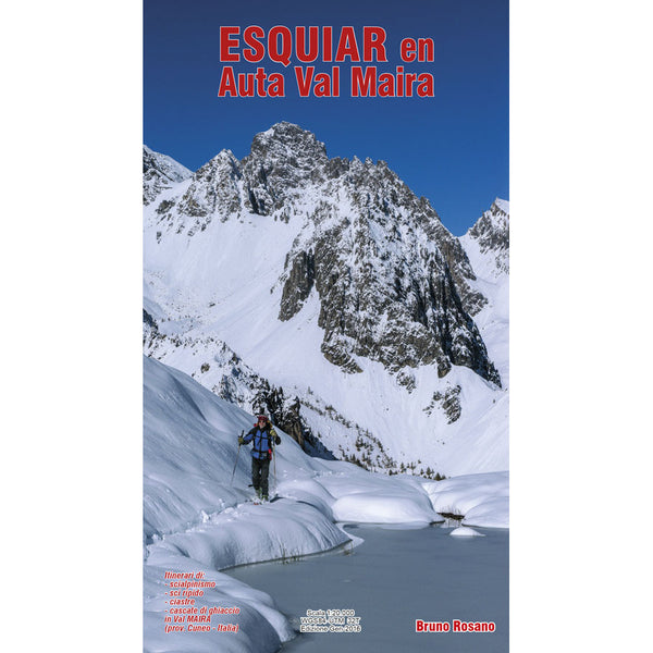 Val Maira Ski Touring Map. Backcountry Books. 