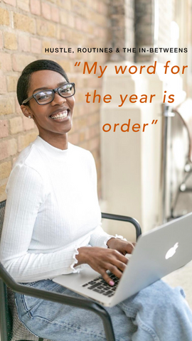 "My word for the year is order" Fiona Kolade Mayowa Samuel