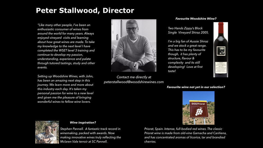 Woodshire Wines Peter Stallwood