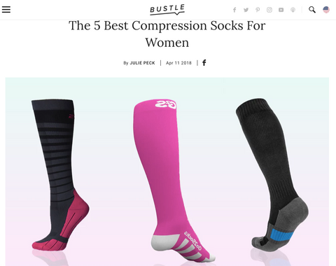 Bustle feature Fytto 1020 Compression Socks