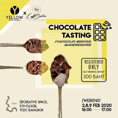 Thailand craft chocolate event by Yellow chocolate, chocolate workshop