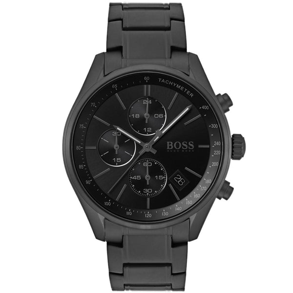 hugo boss grand prix watch black