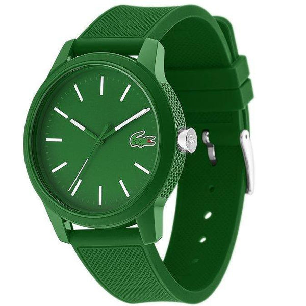 lacoste men's green watch