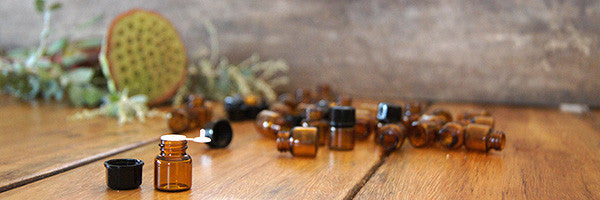 Aroma Bottles Amber Glass Bottles Essential Oils DIY Household and self care all natural