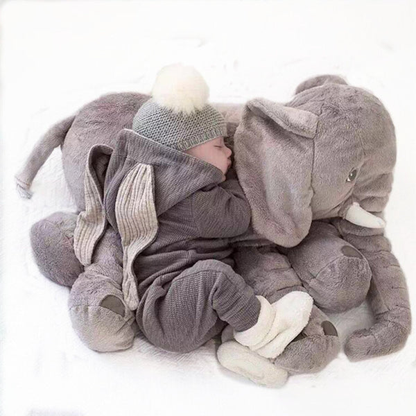 big soft baby elephant pillow