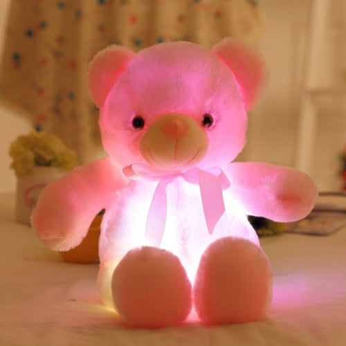 teddy with light