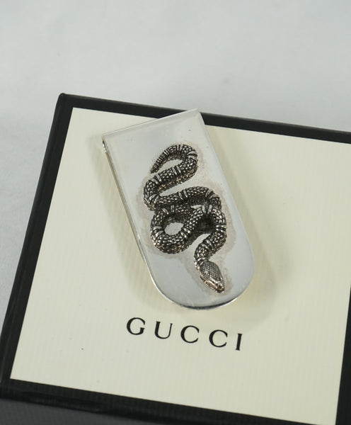 gucci snake money clip