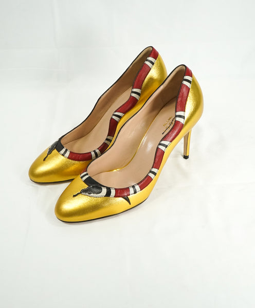 gucci kingsnake heels