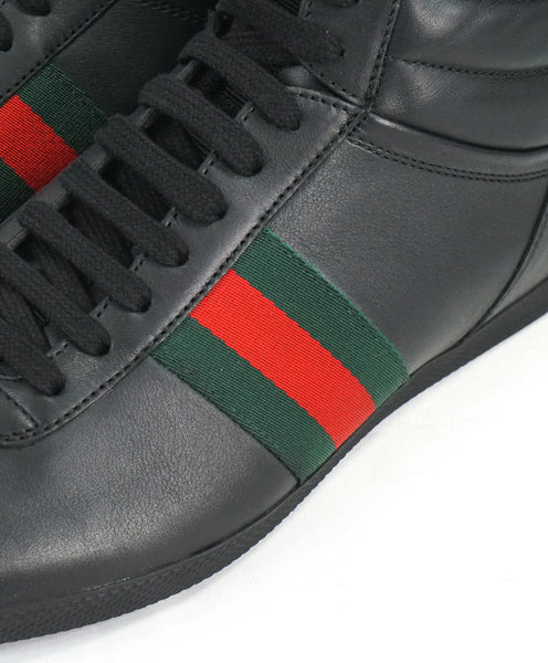 black green and red gucci shoes