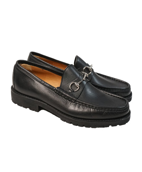 人気No.1/本体 loasc bit loafers high ビットローファー gucci 41