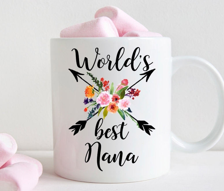 Best Nana Mug World's Best Nana Coffee Mug Nana Gift Mug Nana Birthday Gift 