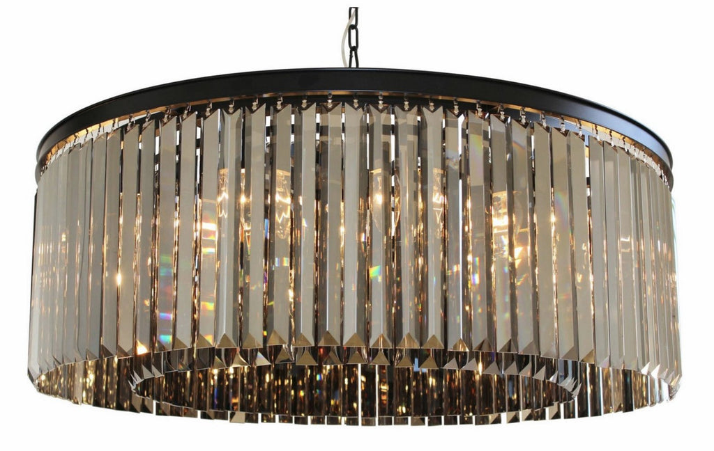 round prism chandelier