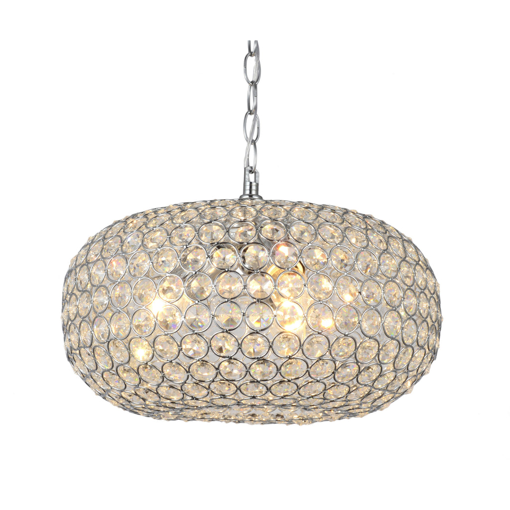 oval globe chandelier