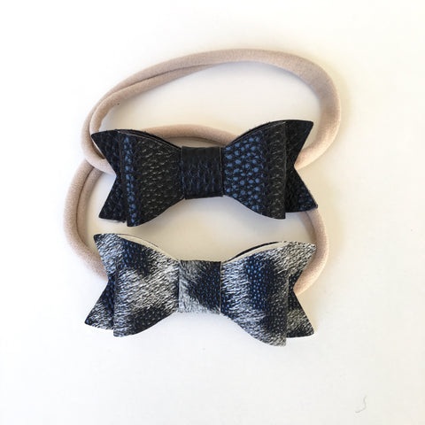 Lana Bow Black Leopard Collection