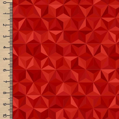 Frosted Red Cotton Spandex