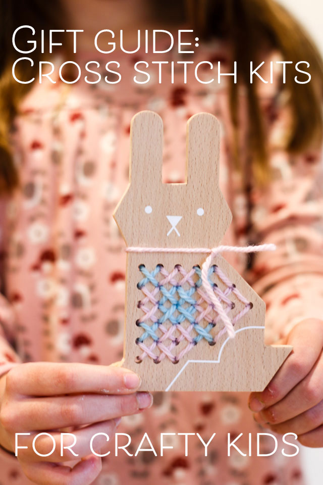 Gift guide: Cross stitch kits and supplies for kids