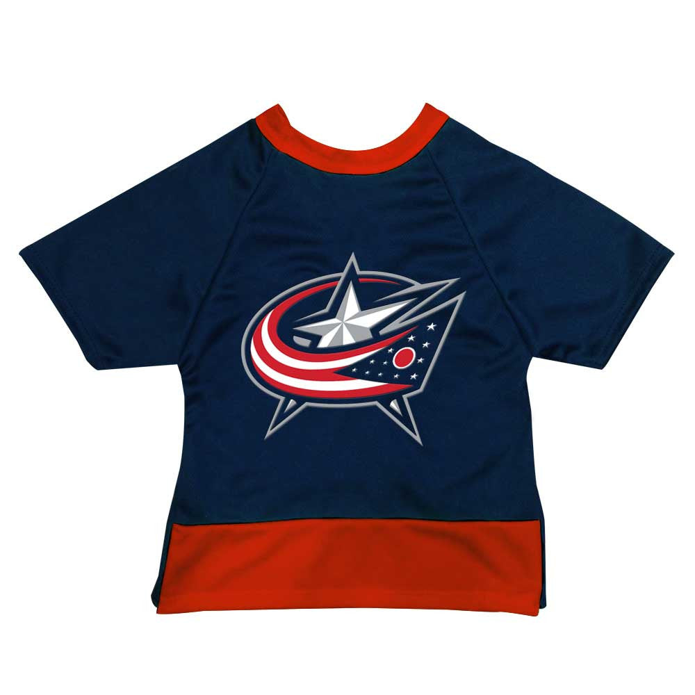 blue jackets dog jersey