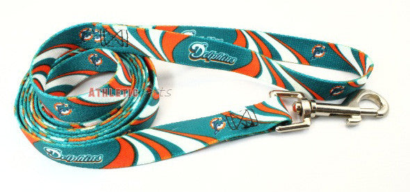 miami dolphins dog harness