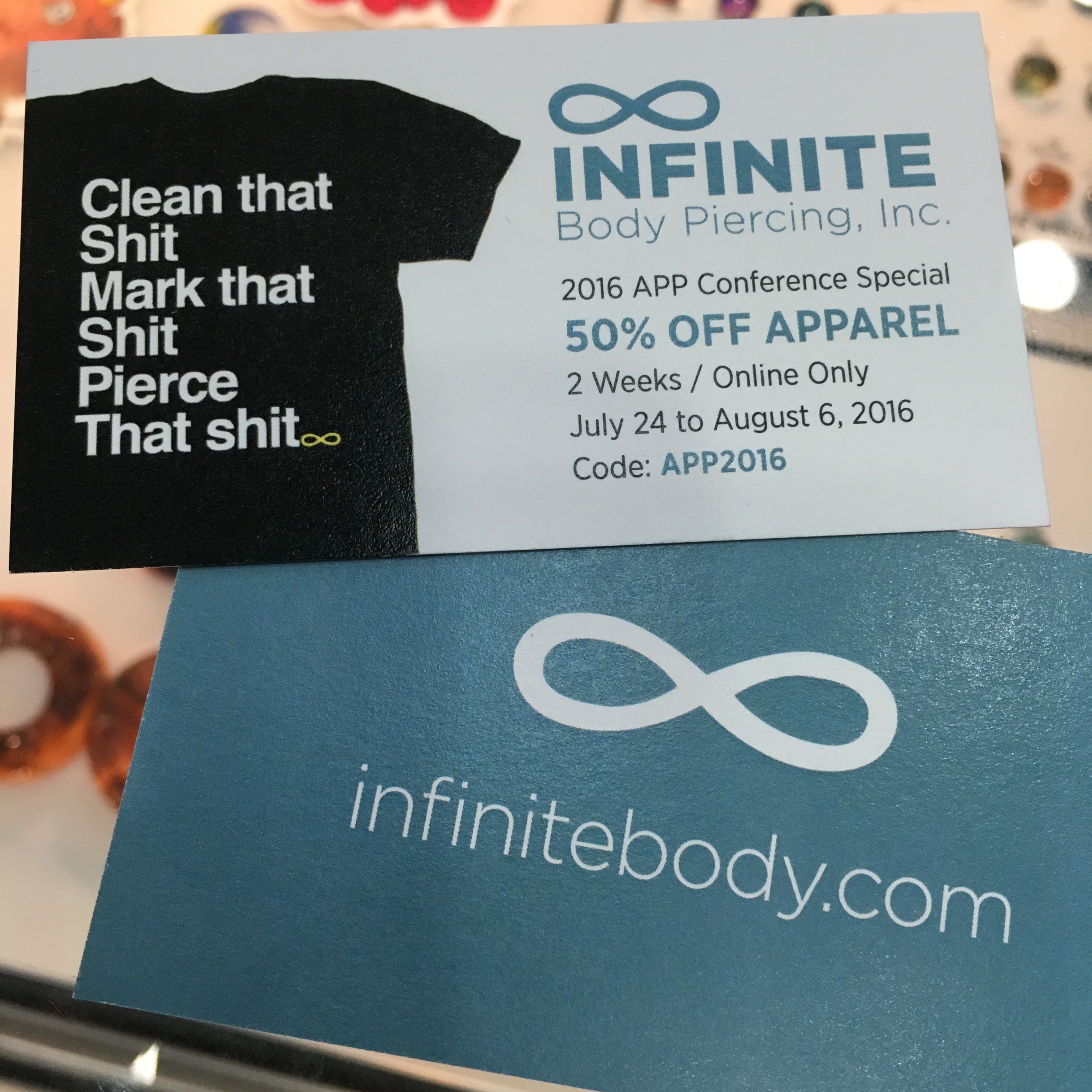 Infinite T-shirt Clean that Shit