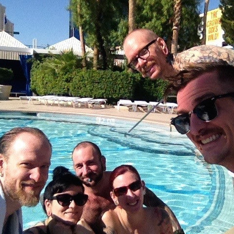 Infinite crew at the Pool APP 2017