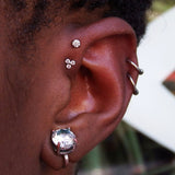 Forward helix piercings by Robert