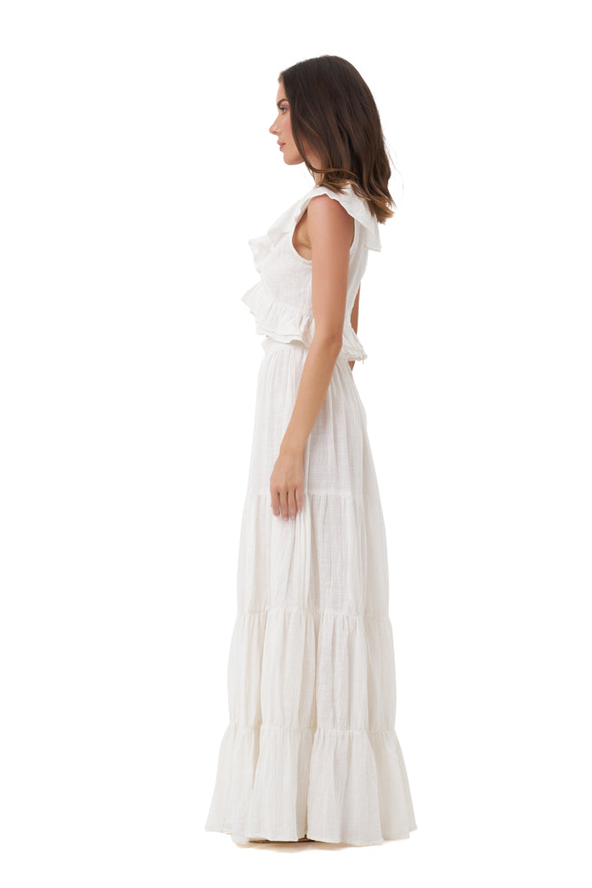 La Confection - Marine - Skirt in Plain Natural Color