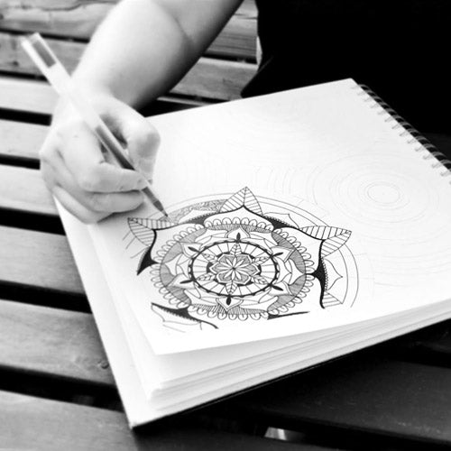 Day 2 mandala hand drawing challenge