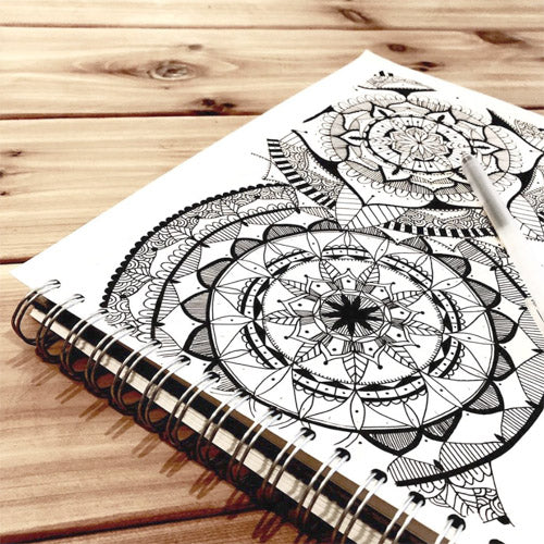 Day 8 handdrawn mandala challenge