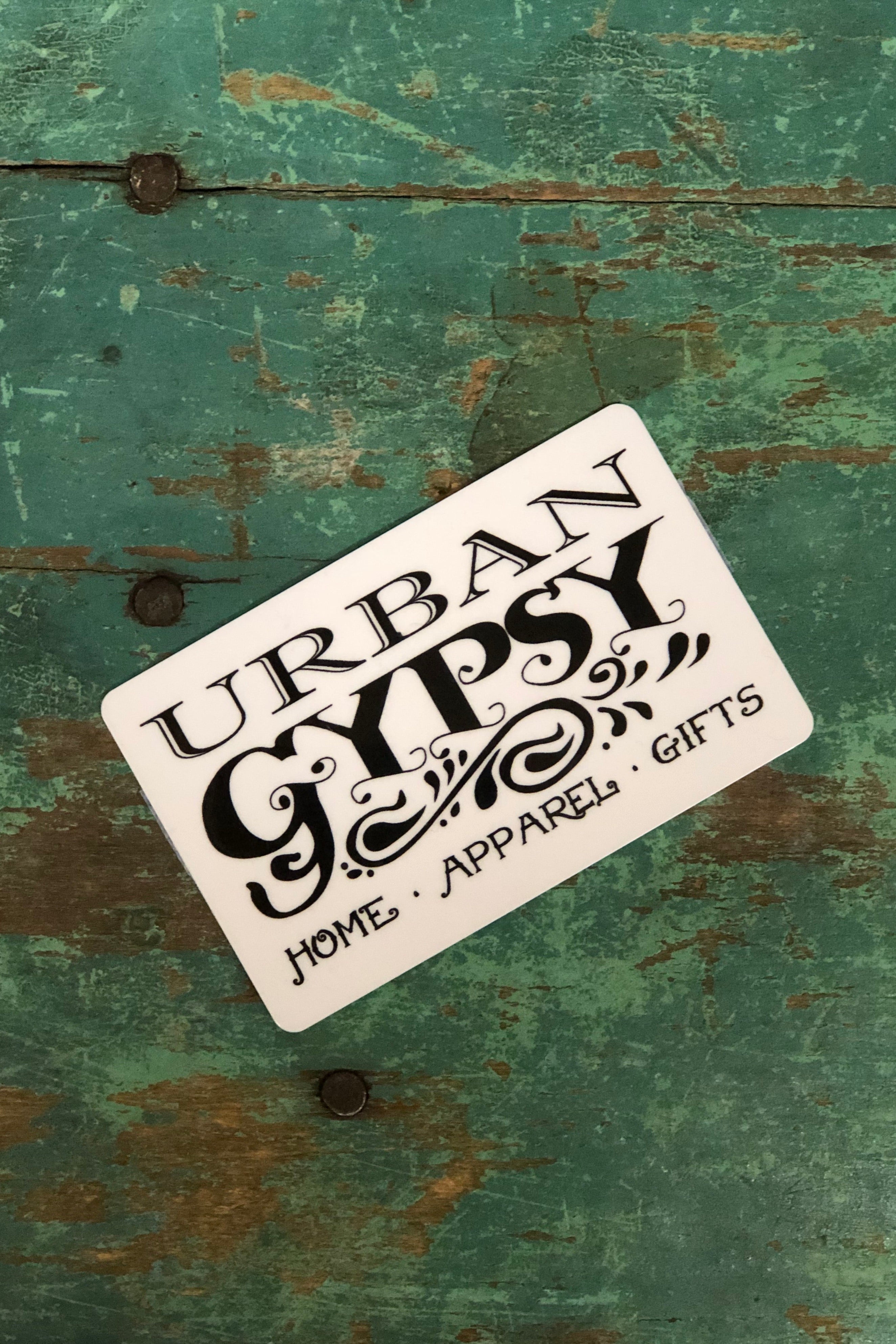 Urban Gypsy Gift Card