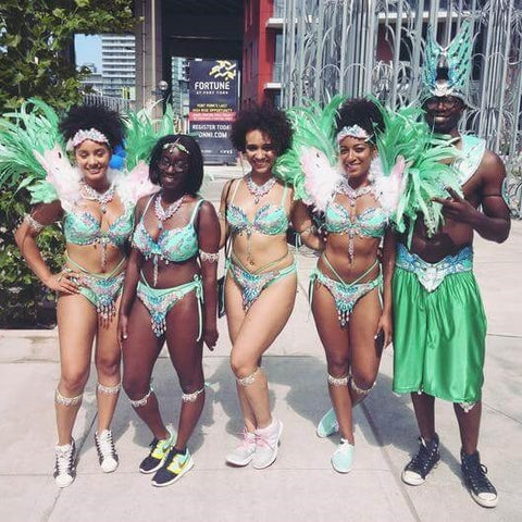 Green Costumes from Caribana 2016