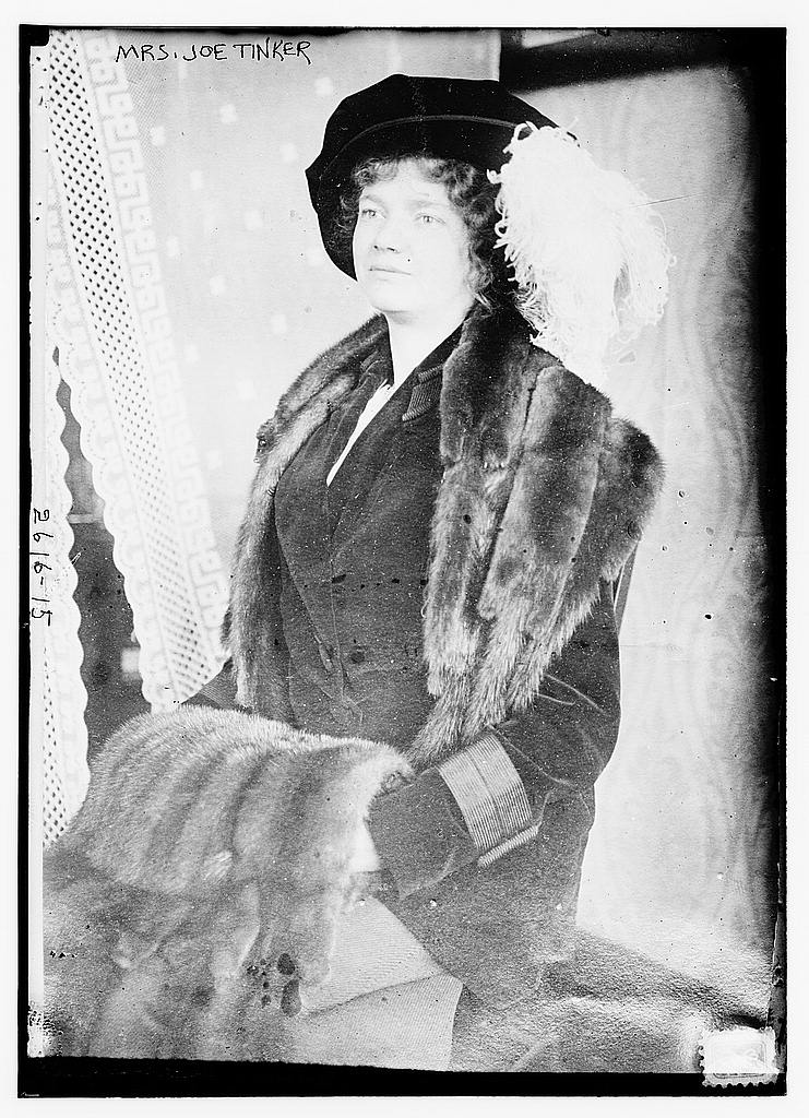 8 x 10 Photo of Mrs. Joe Tinker 1913 G. Bain Collection 22a