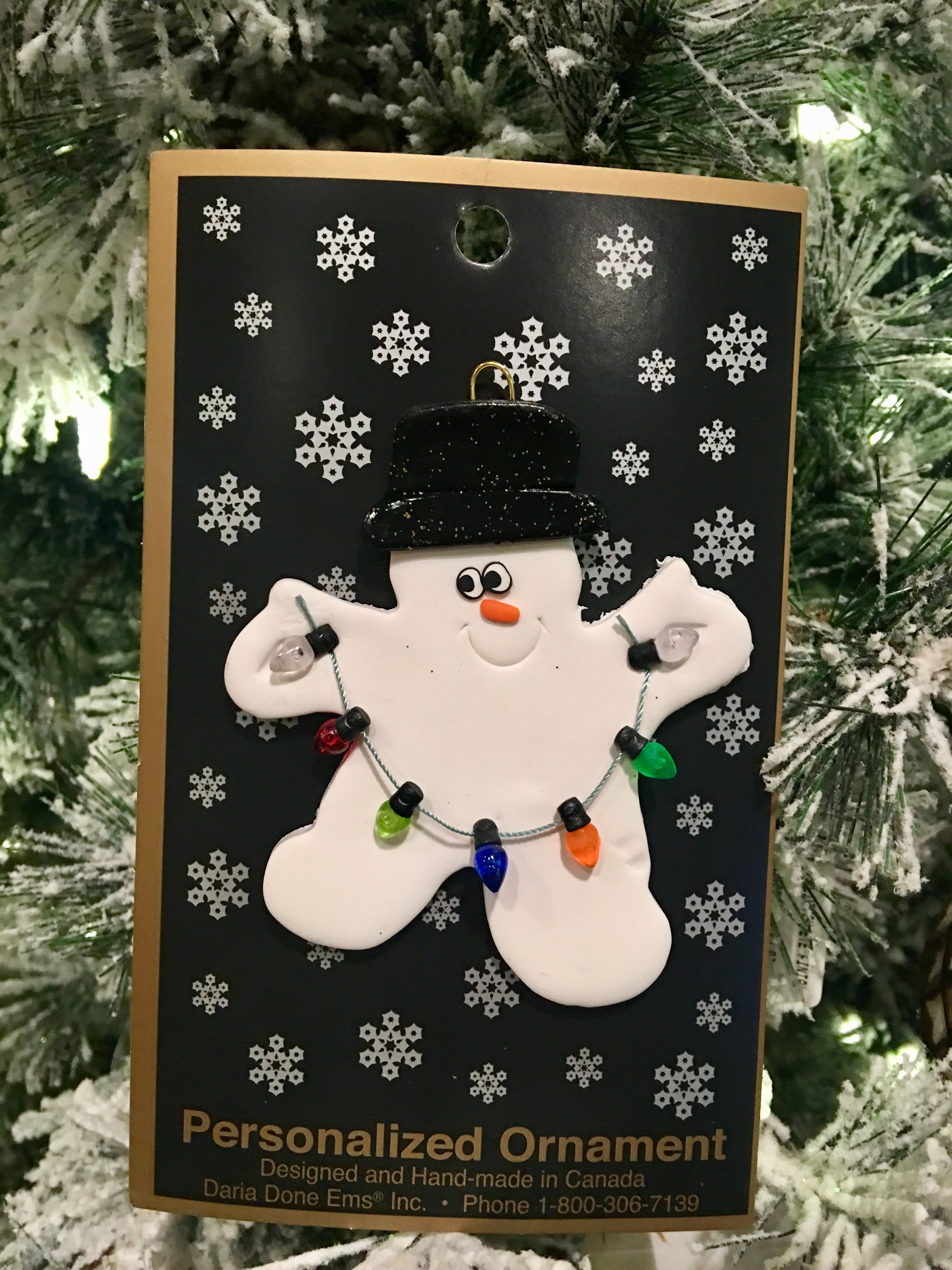 Snowman w/ Lights