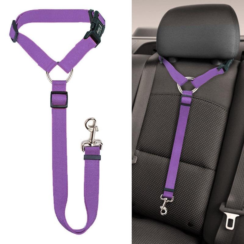 Suitable for Small/Medium/Large Dogs and Cats LiGG Upgraded Dog Seat Belt Adjustable for Car Anti Shock Harnesses Pet Seat Belt for Vehicle Nylon Pet Safety Belts Heavy Duty & Durable Green,2Pcs