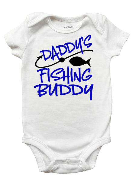 fishing onesie\u00ae Daddy's Fishing Buddy Boy's father's day shirt boy fishing onesie\u00ae Fishing Onesie\u00ae boy fishing onesie\u00ae girl