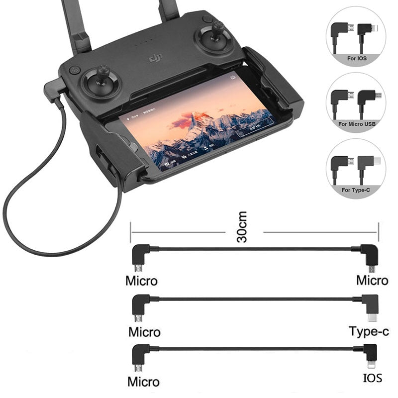 OTG Cable for DJI Mavic 2 Pro Zoom Mini SE Mavic Drone