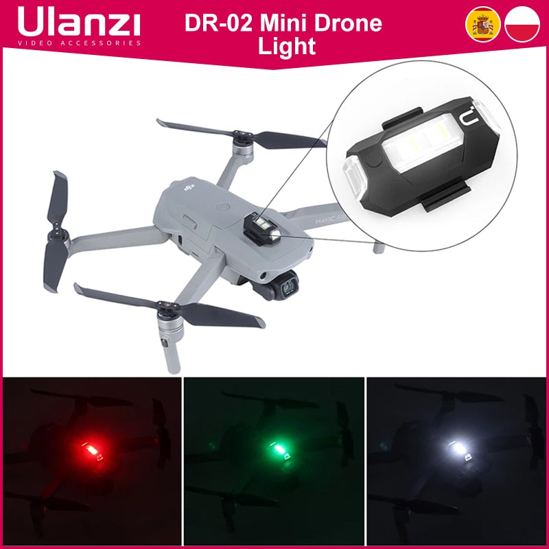 DR-02 Rechargeable Drone Light For DJI Mavic 2 Pro/air 2 Night