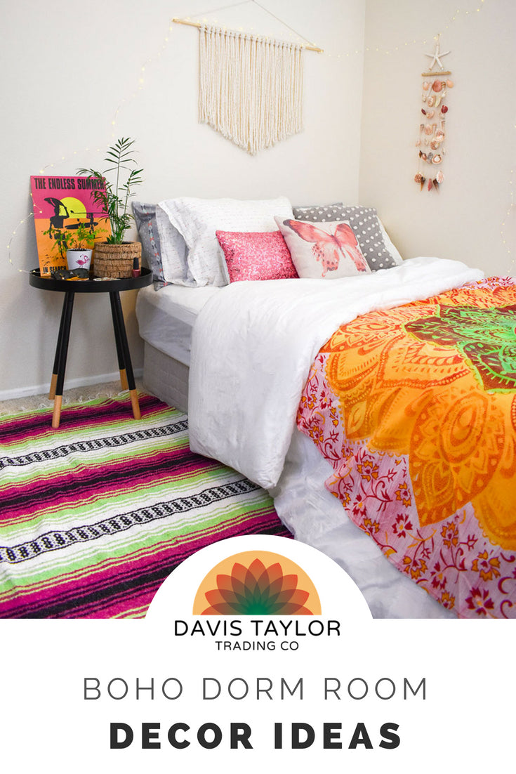 One of the best parts about moving into a new dorm room freshman year (or even your first apartment, post-dorm life for you sophomores and juniors) is decorating your space. Here are a few ideas to get you started or add to what you already have planned.  These ideas are also perfect for a teenage bedroom.