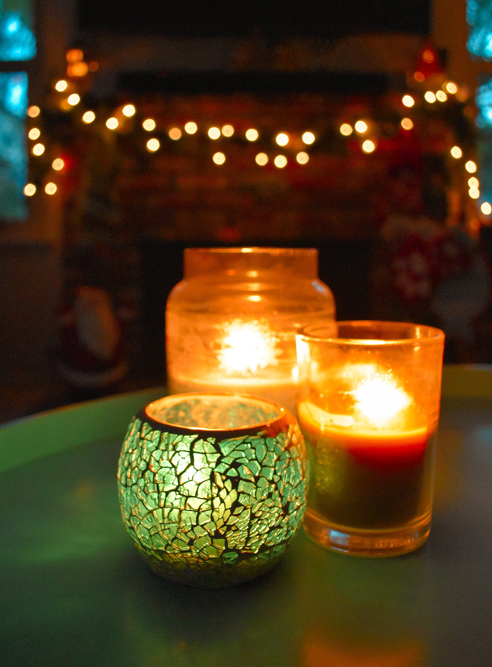 Candles are perfect for warming things up when you don't have a fire place & on no burn days - Davis Taylor Trading Co