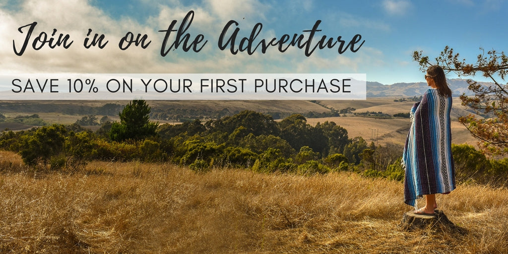 Join in on the adventure and save 10% on your first purchase!