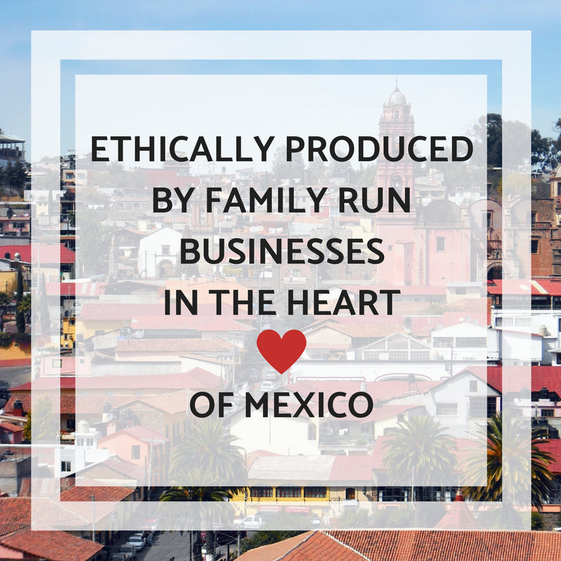 All of our Bohemian Fiesta Blankets are ethically produced by family run businesses in the heart of Mexico.