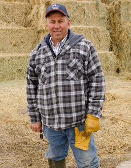 Steve Smith grows organic oats for Farm to Table Foods.